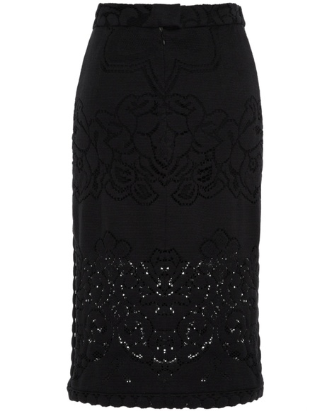 SEA NEW YORK PENCIL EYELED LACE SKIRT SIZE 4 - Picture 5 of 9